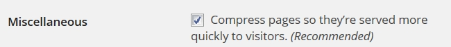 Активиране на GZIP компресия с WP Super Cache