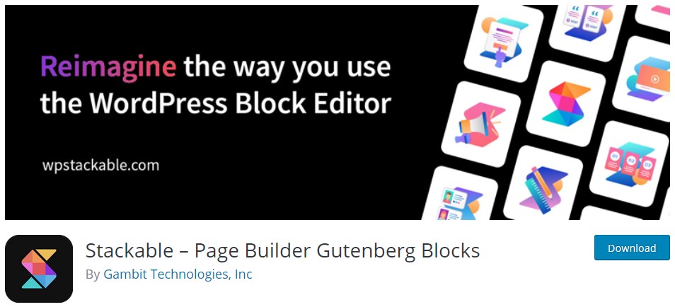 Постигни page building experience с мощните блокове за Gutenberg от Stackable – Page Builder Gutenberg Blocks