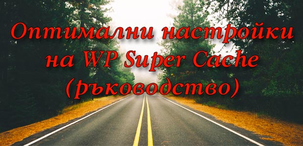 Оптимални настройки на WP Super Cache - детайлно ръководство